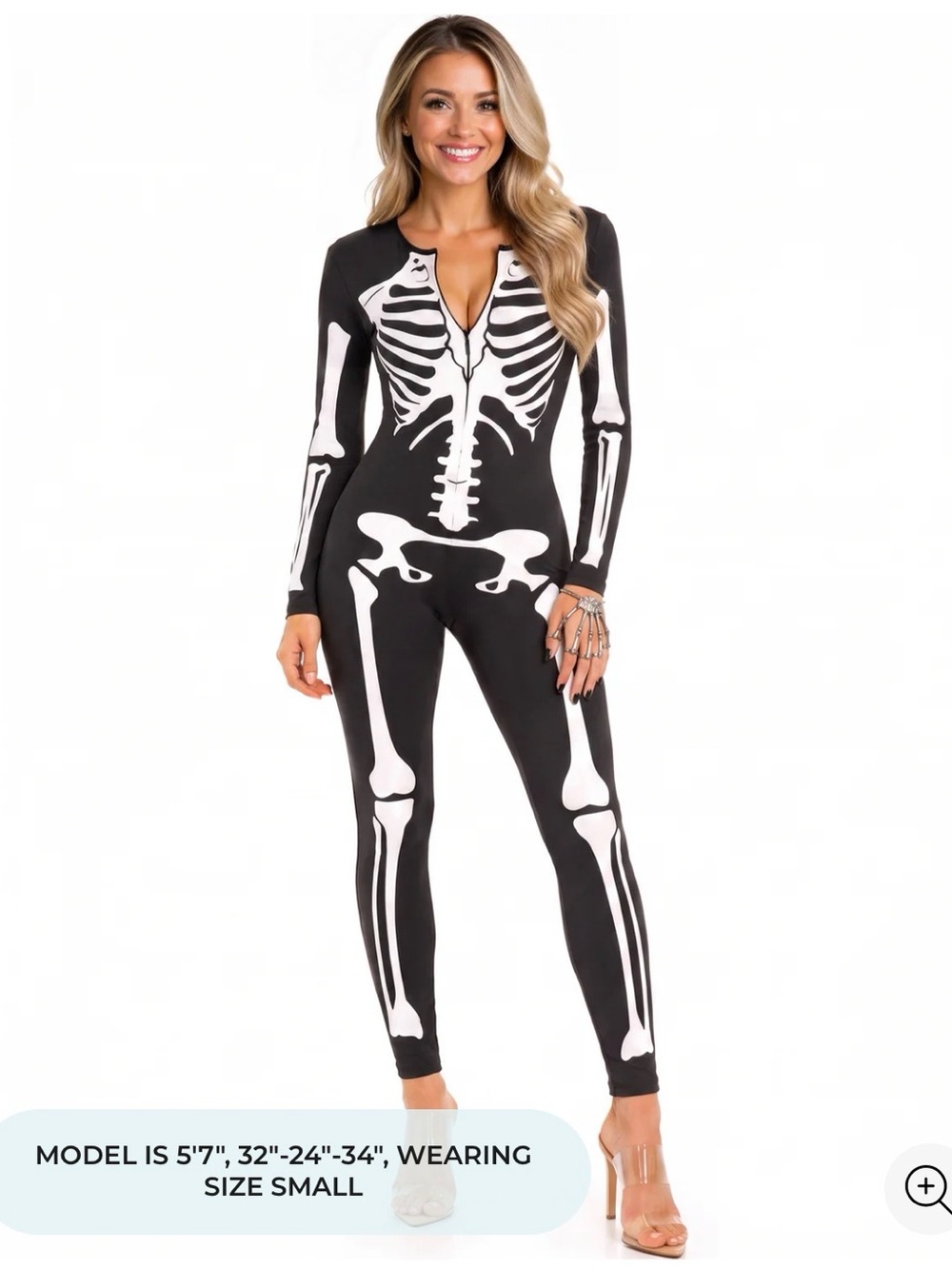 Tipsy Elves Skeleton Bodysuit Costume